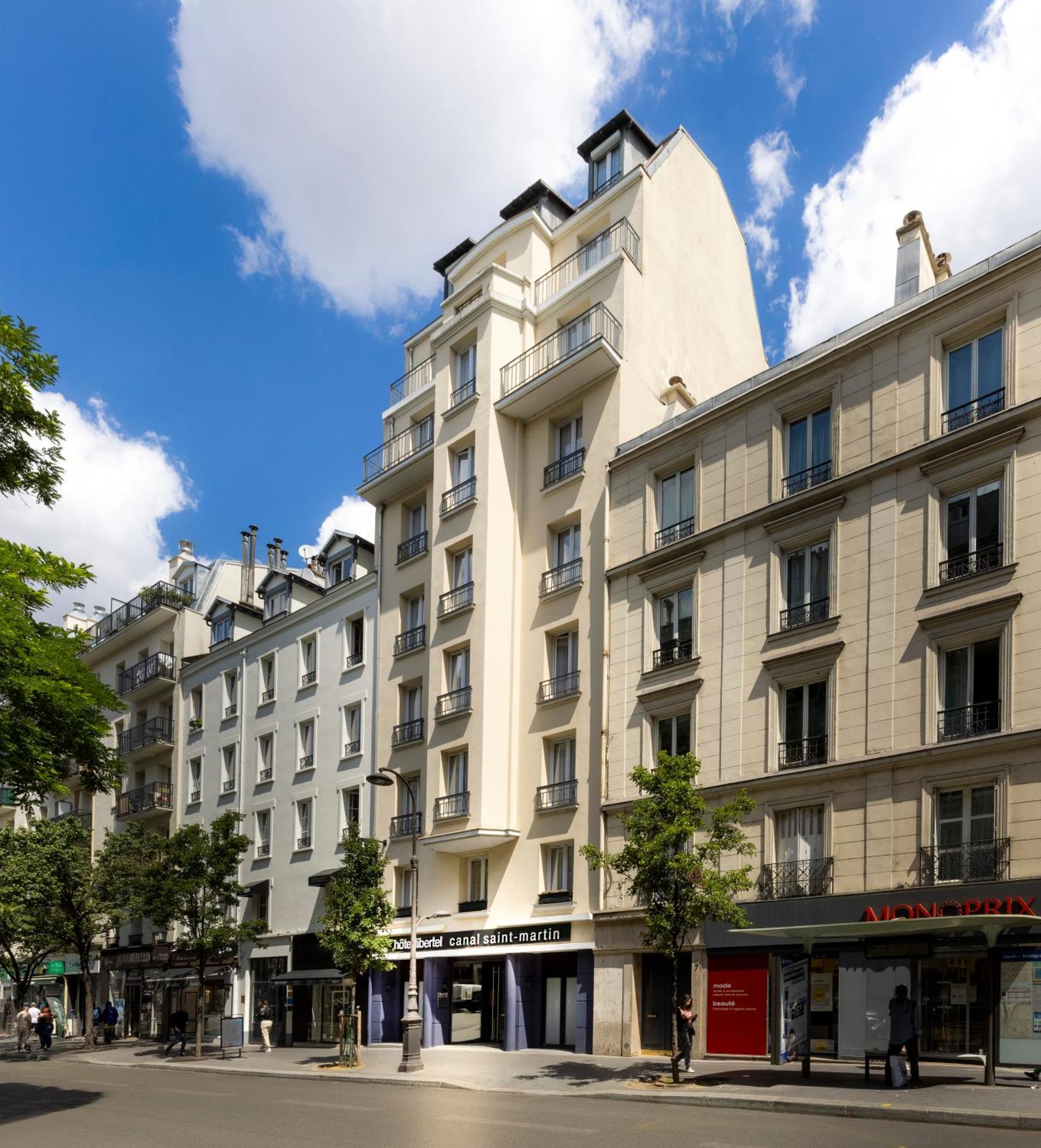 Libertel Canal Saint Martin Paris Exteriör bild